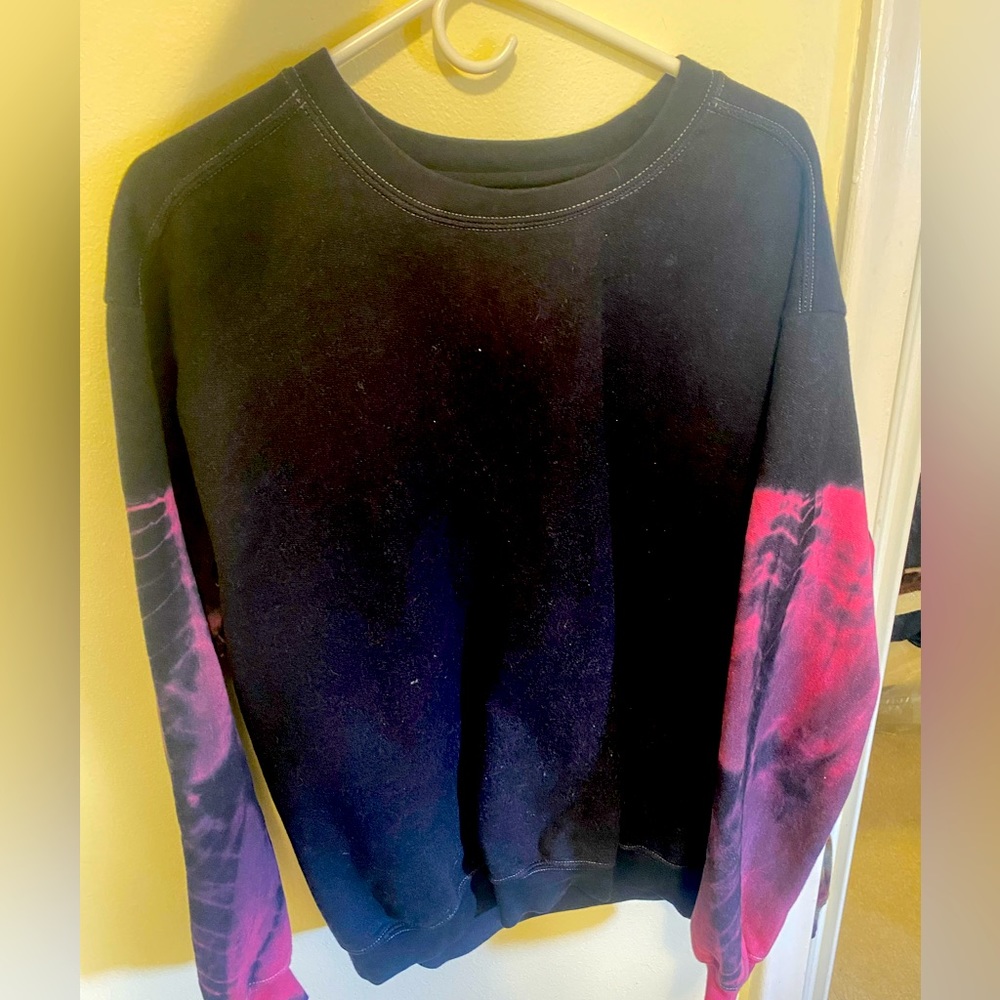 Black and pink sweater